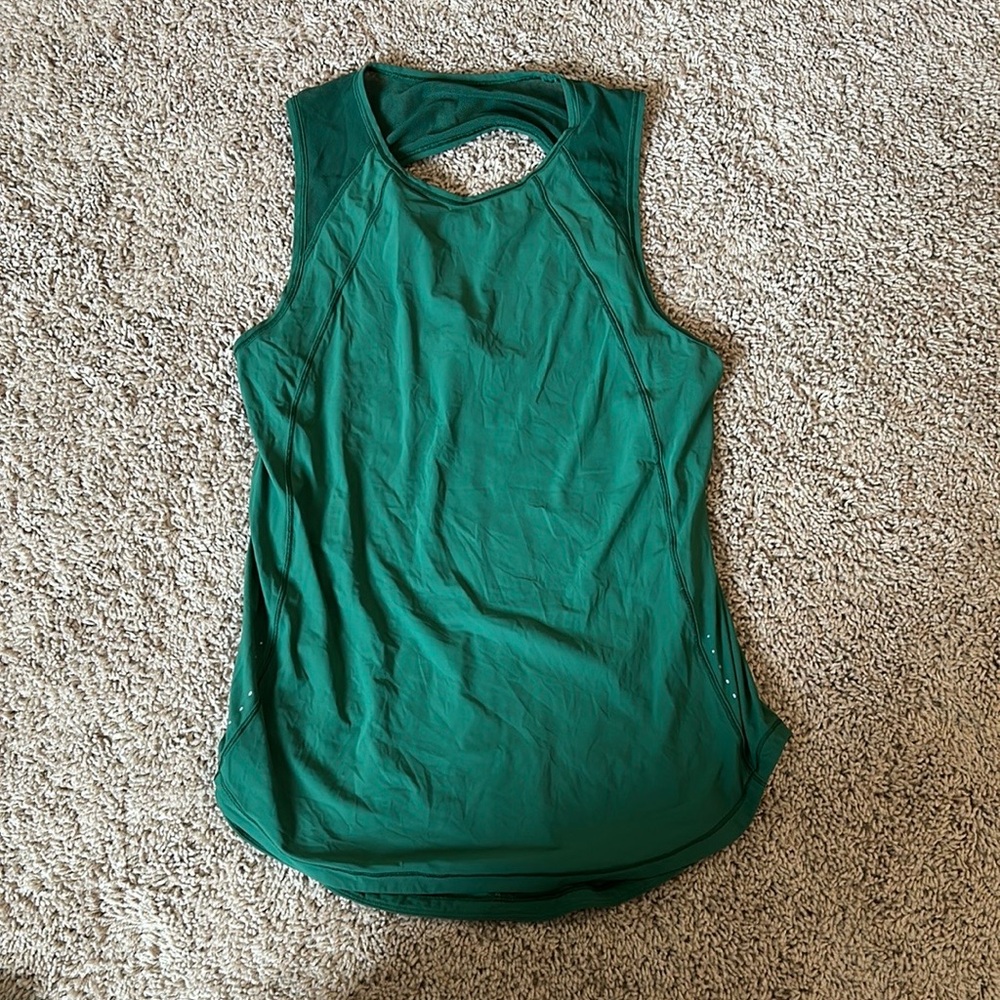 lululemon athletica Green Tank Top